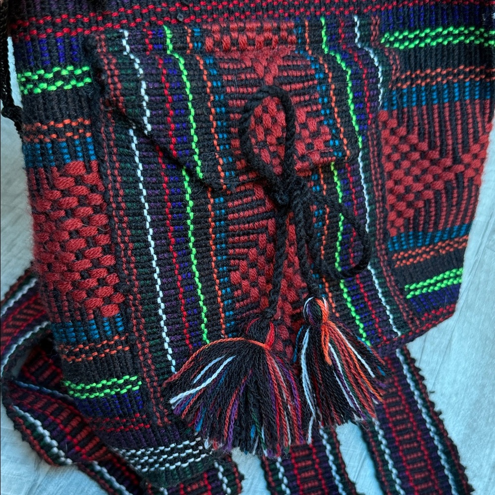 Handcrafted Multicolor Small Backpack - image 6